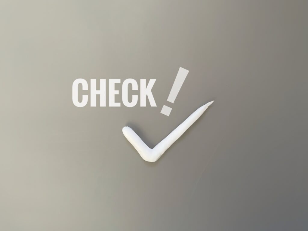 チェックマーク