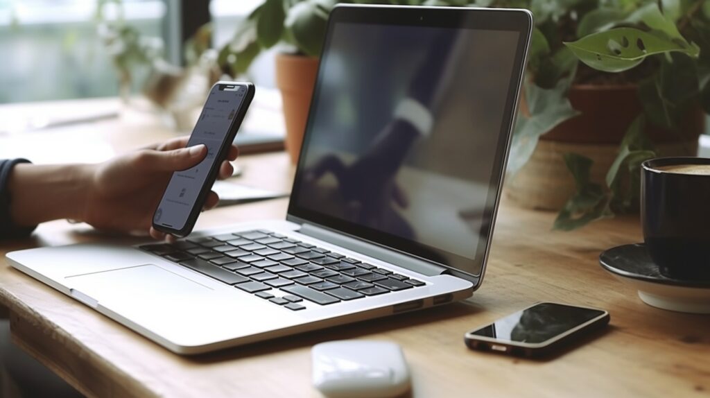 パソコンとスマートフォン