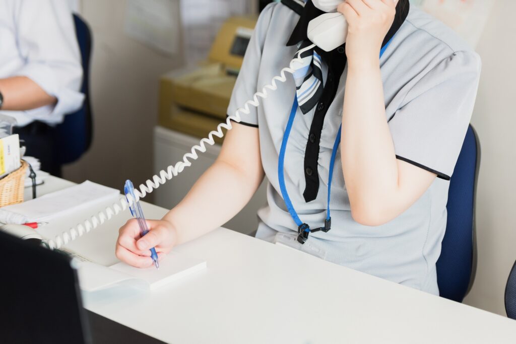 女性テレオペレーター